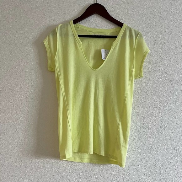 Free People NWT Women’s We the Free Always Yours Tee Size Extra Small in Neon - Picture 8 of 11